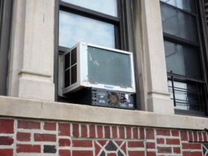 Air Conditioning Unit  on a  Window 