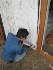 Seal windows and doors preparing for winter season.