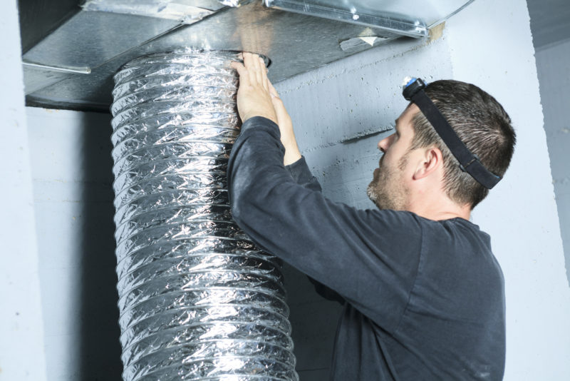 sealing heating ducts